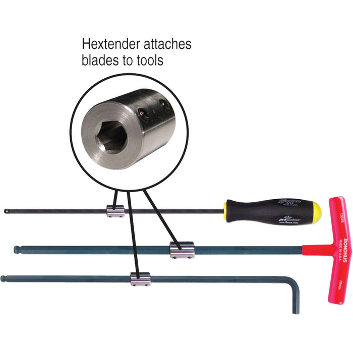 Bondhus 22372 8mm Hextender For Hextender for Balldriver Tip Blades with ProGuard Finish