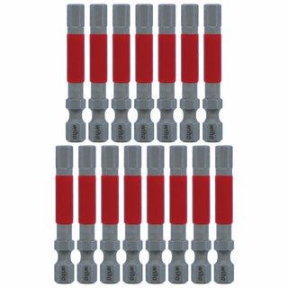 Wiha Tools 76674 MaxxTor Impact Bit Hex 7/32" - 49mm - 15 Pack