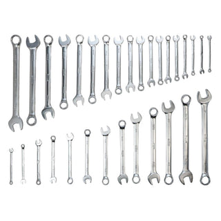 Wiha Tools 30492 31 Piece Combination Wrench Tray Set - SAE and Metric