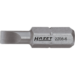 Hazet 2208-4 Size 0.5 x 4 mm ∙ 1/4 inch Hexagon Solid Slot Profile