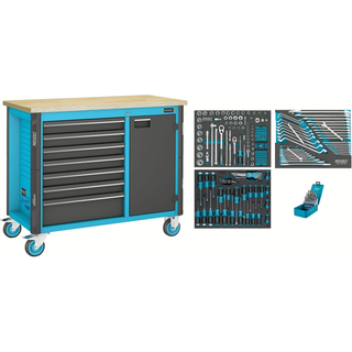 Hazet 179NW-7/228 Work Bench ∙ Mobile Assistent 179NW ∙ Assortment