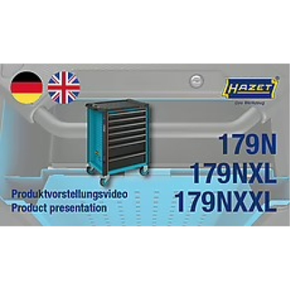 Hazet 179NX-8/228 Tool trolley 228-pieces ∙ 8 Drawers total