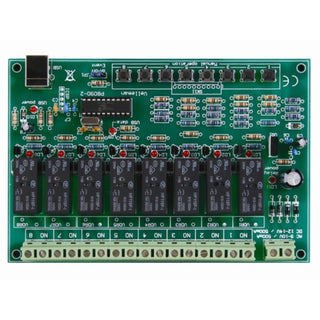 Velleman WSI8090 DIY Soldering Kit 8 Channel USB Relay Board