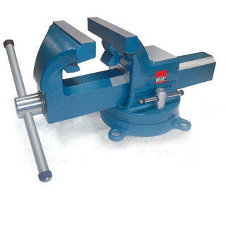 Bessey BV-DF8SB Vise, 8 In., drop forged, pipe jaws, swivel base and anvil included