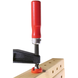 Bessey TGC3.506+2K Clamp, woodworking, clutch style, swivel pads, 3.25 In. x 6 In., 1300 lb