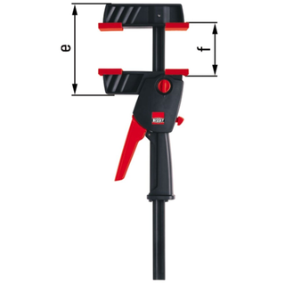 Bessey DUO45-8 Clamp, One Hand, DuoKlamp Series, 3 1/4 In. x 18 In., 260 LB