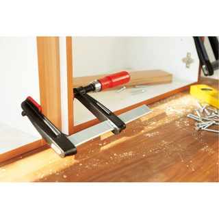 Bessey TC7.016 Clamp, woodworking, F-style, flat rail, 7 In. x 16 In. , 1200 lb