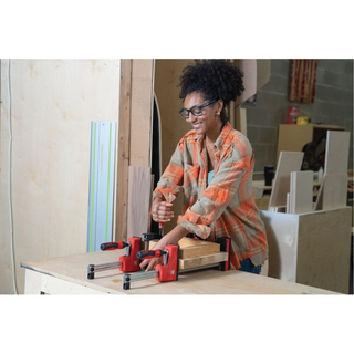 Bessey GSCC2.512 Clamp, clutch style, swivel pads, 2.5 In. x 12 In., 600 lb