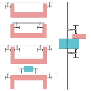 Bessey GSV300M Variable clamp set, 118 x 5.5 inch