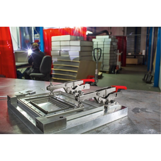 Bessey STC-HH70 Auto adjust toggle clamp, horizontal high profile, flanged base