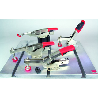 Bessey STC-VH50 Auto adjust toggle clamp, vertical, flanged base