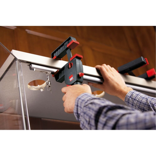 Bessey DUO45-8 Clamp, One Hand, DuoKlamp Series, 3 1/4 In. x 18 In., 260 LB