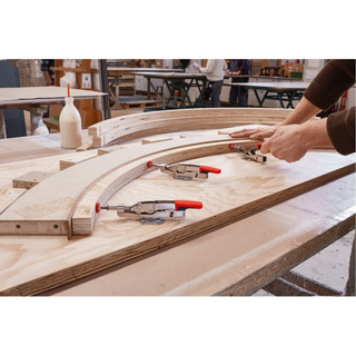 Bessey STC-IHH25 Auto adjust toggle clamp, horizontal push pull, flanged base