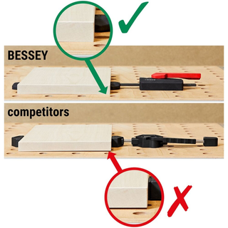 Bessey WNS20-MFT-SET Clamp, Horizonatl fixture clamp, for 20 mm MFT table