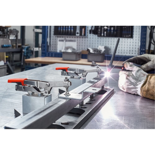 Bessey STC-HH70 Auto adjust toggle clamp, horizontal high profile, flanged base
