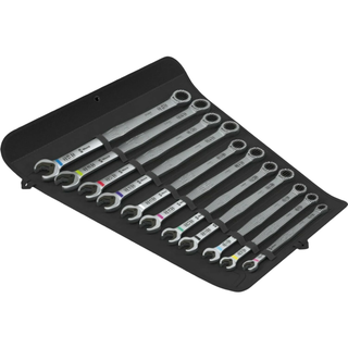 Wera 05020382001 6007 Joker 11 Set 1 Ratcheting Combination Spanner Set, 11 Pieces