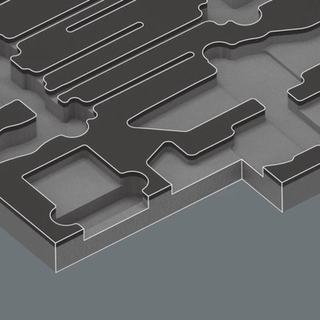 Wera 05150160001 9760 Foam insert Stainless set 1