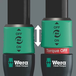 Wera 05075790001 Click-Torque Lock C 3 Car Wheel Change Set 1, 6 Pieces