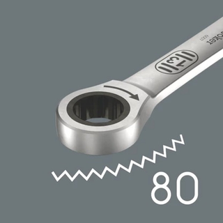 Wera 05020357001 6007 Joker Sb Ring Ratchet Spanner, Long Design, 14 X 265 Mm