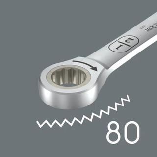 Wera 05020366001 6007 Joker Ratcheting Combination Spanner Sb, Long Design, Imperial, 5/8" X 304.5 Mm