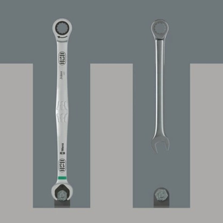 Wera 05020382001 6007 Joker 11 Set 1 Ratcheting Combination Spanner Set, 11 Pieces
