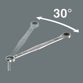 Wera 05020382001 6007 Joker 11 Set 1 Ratcheting Combination Spanner Set, 11 Pieces