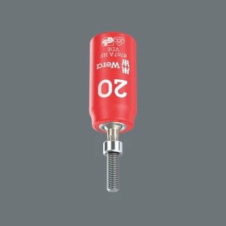 Wera 05004967001 8100 Sa Vde 1 Zyklop Ratchet Set, Insulated, Reversing Lever, 1/4" Drive, Metric, 22 Pieces