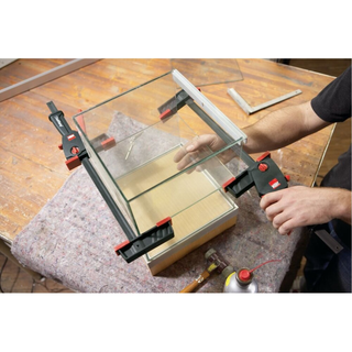 Bessey DUO65-8 Clamp, one hand, DuoKlamp Series, 3 1/4 In. x 24 In., 260 LB