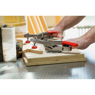 Bessey STC-HH70 Auto adjust toggle clamp, horizontal high profile, flanged base