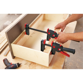 Bessey DUO16-8 Clamp, one hand, DuoKlamp Series, 3 1/4 In. x 6 In., 260 LB