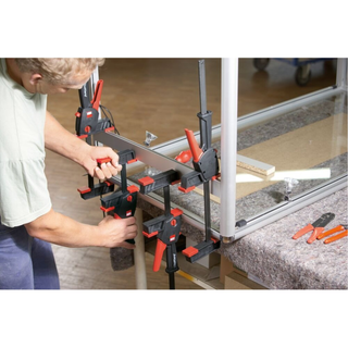 Bessey DUO65-8 Clamp, one hand, DuoKlamp Series, 3 1/4 In. x 24 In., 260 LB