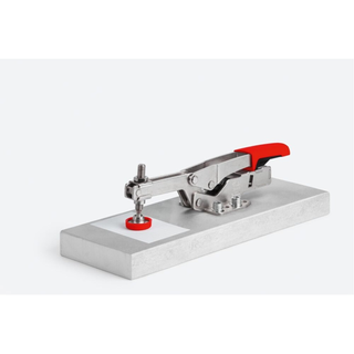 Bessey STC-IHH15 Auto adjust toggle clamp, horizontal push pull, flanged base