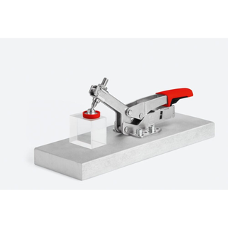 Bessey STC-IHH25 Auto adjust toggle clamp, horizontal push pull, flanged base