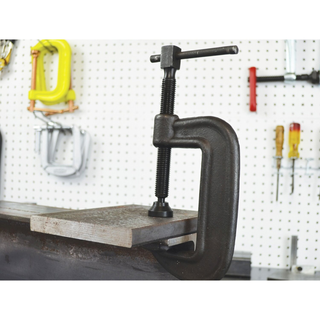 Bessey B-104 C-clamp, drop forged, heavy duty, 3-1/2 x 2-1/4 In., 10000 lb