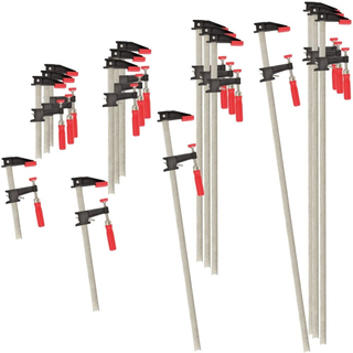 Bessey BTB-GSCC-16PC 16 pc GSCC clutch style bar clamp set