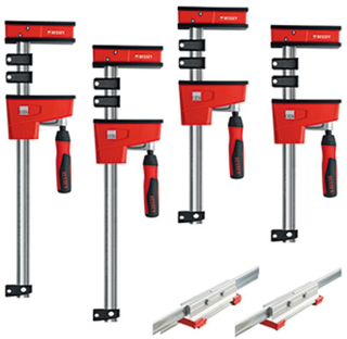 Bessey KREX2440 Parallel Clamp Kit, 2-24", 2-40" K Body Clamps and 2 x KBX20