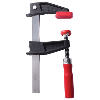 Bessey TGC2.512 Clamp, woodworking, clutch style, swivel pads, 2.5 In. x 12 In., 700 lb
