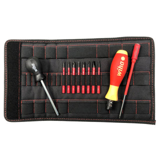 Wiha Tools 28789 11 Piece Insulated TorqueVario-S (10-50 In/lbs) and SlimLine Blade Set