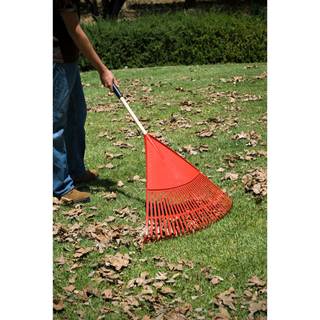 Corona RK 25024 Poly Leaf Rake, 24 in. Head, 26 Tines, Wood Handle