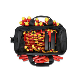 Wiha Tools 32877 80 Piece Master Electrician's Insulated Tool Set in Canvas Tool Bag