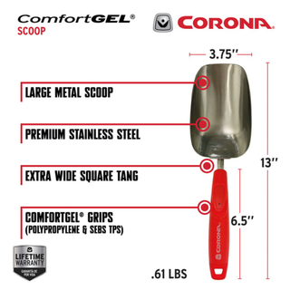 CORONA-CT 3364 · ComfortGEL® Scoop Premium StainlessSTEEL