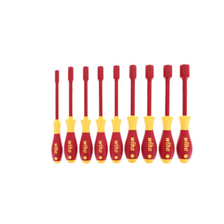 Wiha Tools 32288 9 Piece Insulated Nut Driver SAE Set