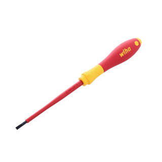 Wiha Tools 32017 Insulated Slotted Screwdriver, 4 mm x 100 mm