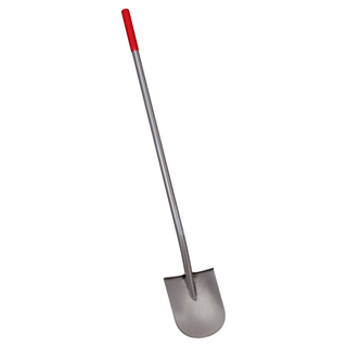 Corona AS 90310 All-Steel 12-Gauge Caprock 10 in. Flat Bowl Shovel with 1 in. Lift, Steel Handle