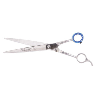 Heritage Cutlery K985-O 8-1/2'' Pet Grooming Scissor w/ Serrations / Offset Handles