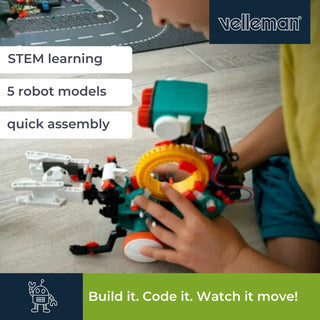 Velleman KSR19 5-in-1 Mechanical Coding Robot