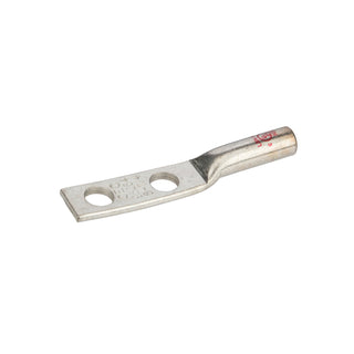 NSI L8N-141 Copper Long Lug – Red 2-Hole 8 AWG 1/4 Inch