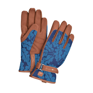 Corona GLO/OAKNAVYSM Love the Glove Garden Gloves, Oak Leaf Navy, Small/Medium