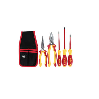 Wiha Tools 32875 5 Piece Insulated Pliers and Cutters with SlimLine Screwdrivers Set