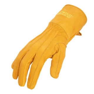 Estwing EWLD0808 Classic Leather Driver Work Glove in Russet Brown, Small